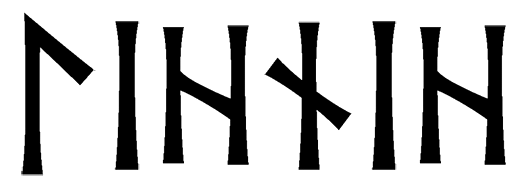 lihnih - Напиши имя  LIHNIH рунами  - ᛚᛁᚾᛁ - Значение и характер имени  LIHNIH - 
