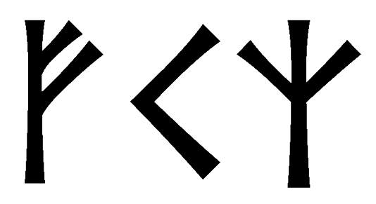fkz - Напиши имя  FKZ рунами  - ᚠᚲᛉ - Значение и характер имени  FKZ - 
