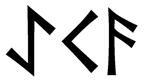aeka - Напиши имя  AEKA рунами  - ᚨᛖᚲᚨ - Значение и характер имени  AEKA - 