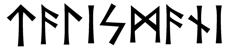 talismani - Напиши имя  TALISMANI рунами  - ᛏᚨᛚᛁᛋᛗᚨᚾᛁ - Значение и характер имени  TALISMANI - 