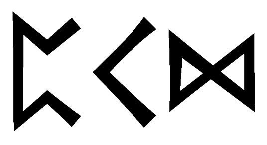 pkd - Напиши имя PKD рунами - ᛈᚲᛞ - Значение и характер имени PKD -
