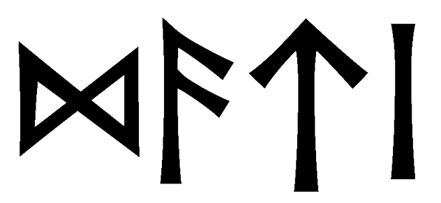 dati - Напиши имя  ДАТЫ рунами  - ᛞᚨᛏᛁ - Значение и характер имени  ДАТЫ - 