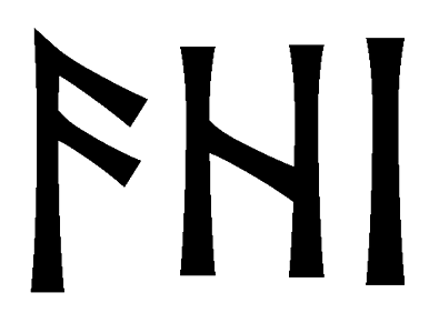 ahi - Напиши имя  AHI рунами  - ᚨᚺᛁ - Значение и характер имени  AHI - 