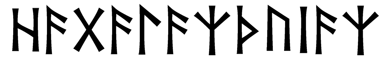 hagalazthuiaz - Напиши имя  HAGALAZTHUIAZ рунами  - ᚨᚷᚨᛚᚨᛉᚦᚢᛁᚨᛉ - Значение и характер имени  HAGALAZTHUIAZ - 