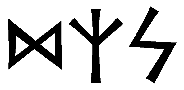 dzs - Напиши имя DZS рунами - ᛞᛉᛋ - Значение и характер имени DZS -