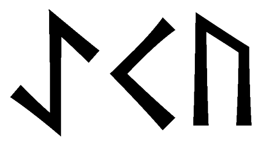 aeku - Напиши имя  AEKU рунами  - ᚨᛖᚲᚢ - Значение и характер имени  AEKU - 