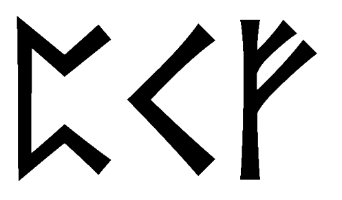 pkf - Напиши имя  PKF рунами  - ᛈᚲᚠ - Значение и характер имени  PKF - 