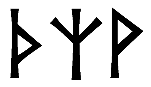 thzv - Напиши имя  THZV рунами  - ᛏᚺᛉ - Значение и характер имени  THZV -