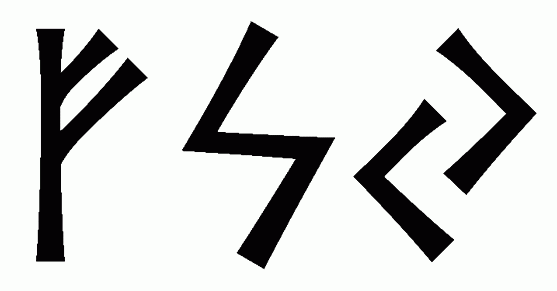 fsj - Напиши имя  FSJ рунами  - ᚠᛋᛃ - Значение и характер имени  FSJ - 