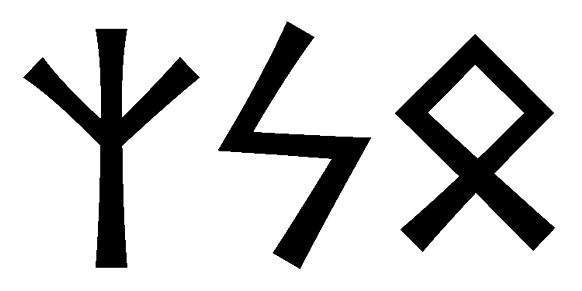 zso - Напиши имя  ZSO рунами  - ᛉᛋᛟ - Значение и характер имени  ZSO - 