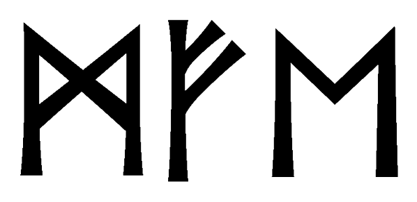 mfe - Напиши имя  MFE рунами  - ᛗᚠᛖ - Значение и характер имени  MFE - 