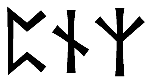 pnz - Напиши имя  PNZ рунами  - ᛈᚾᛉ - Значение и характер имени  PNZ - 