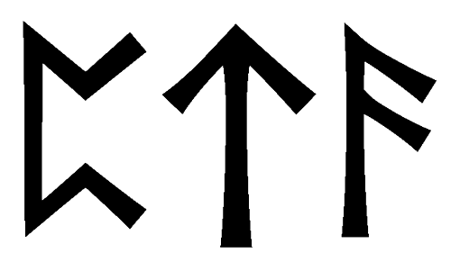 pta - Напиши имя PTA рунами - ᛈᛏᚨ - Значение и характер имени PTA -