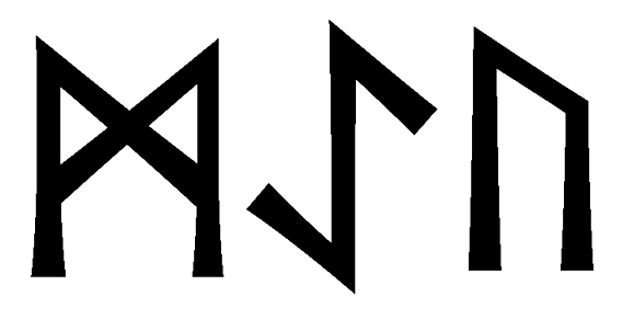 maeu - Напиши имя MAEU рунами - ᛗᚨᛖᚢ - Значение и характер имени MAEU -