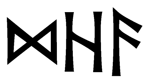 dha - Напиши имя  DHA рунами  - ᛞ - Значение и характер имени  DHA - 