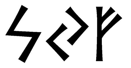 sjf - Напиши имя  SJF рунами  - ᛋᛃᚠ - Значение и характер имени  SJF - 