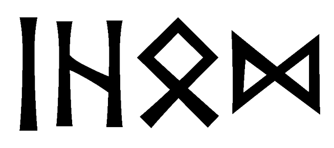 ihod - Напиши имя  IHOD рунами  - ᛁᛞ - Значение и характер имени  IHOD - 