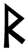 raidho - letter R